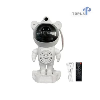 چراغ خواب کهکشانی طرح فضانورد اسپیکر دار | نوردهی چند رنگ و طراحی فانتزی