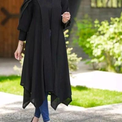 مانتو مجلسی حریر میله ای زنانه مانتو خنک و تابستانه مانتو شیک دخترانه-155389