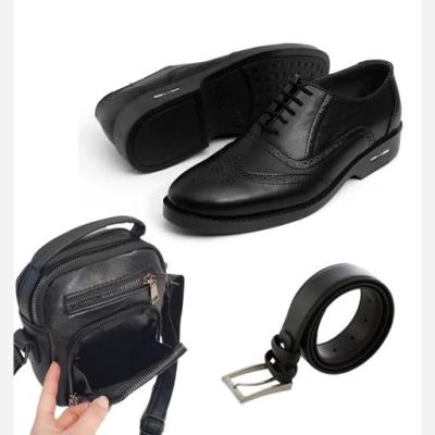 کیف و کفش و کمربند چرم مردانه ست هدیه