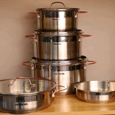 سرویس قابلمه استیل 9تکه برند عرشیا-155139