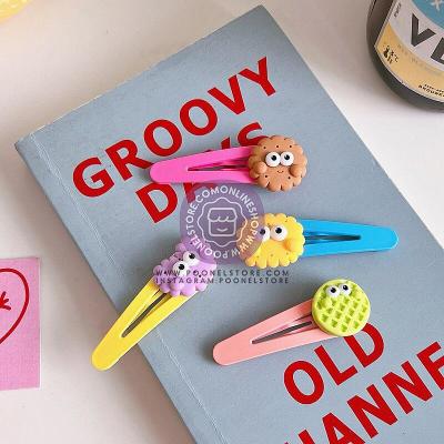 گیره مو سیلیکونی فانتزی مدل فود girls fancy silicone hair clip foods