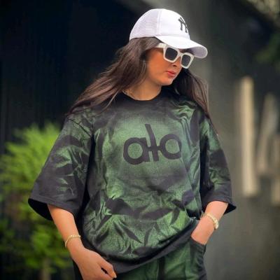 ست پاییزه تیشرت شلوار ابروبادیalo