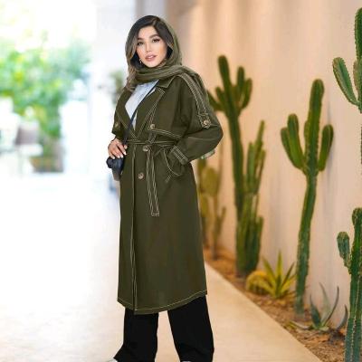 ترنچ کت کتان پلاس