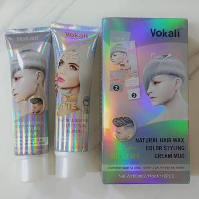 واکس موی رنگی طبیعی Vokali نقره ای