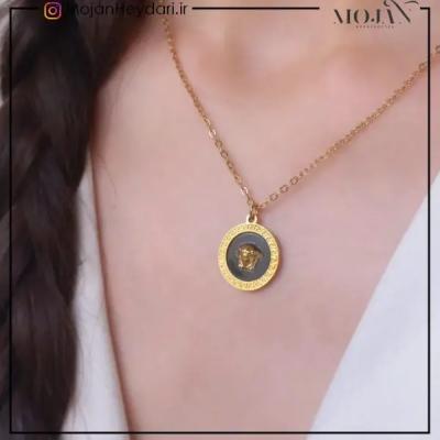 گردنبند ورساچه مشکی کد471