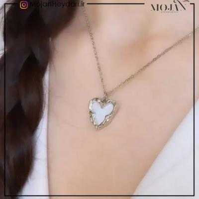 گردنبند مینیمال قلبی گنگ استایل کد490
