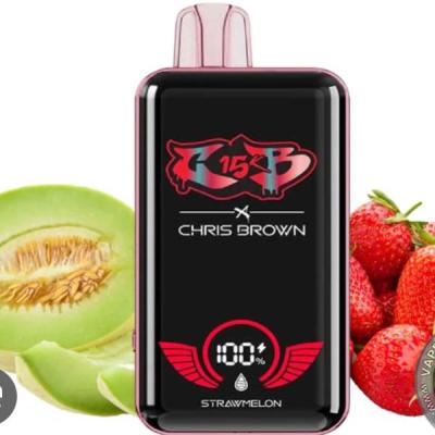 پاد 15/000 پاف کریس براون (طعم طالبی توت فرنگی) پرفروش باحداقل سود