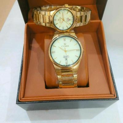 ساعت ست مردانه و زنانه CYBER اصل موتور ژاپن میوتا مدل CB-2019