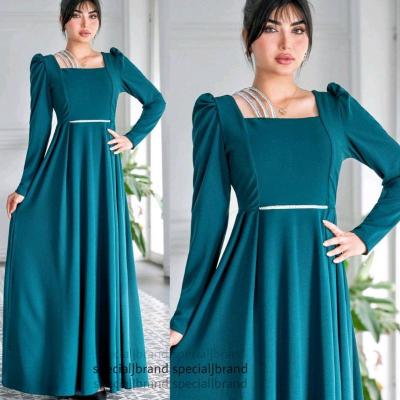 پیراهن مهمانی زنانه کرپ دالقیح مدل لیو