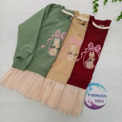 تونیک بچگانه یلدایی پنبه دورس خرگوشی