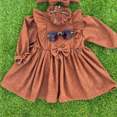 پیراهن مخمل دخترانه