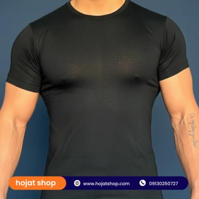 زیرپوش آستین دار یکرو یقه گرد مشکی جین 12 عددی