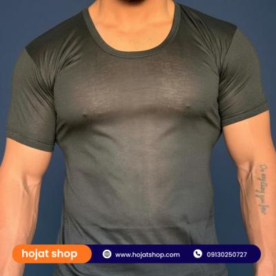 زیرپوش آستین دار یکرو یقه باز مشکی جین 12 عددی