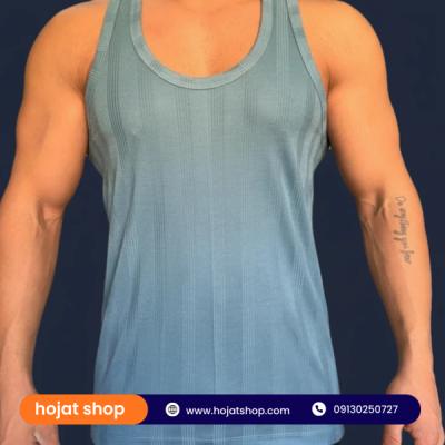 زیرپوش رکابی ضخیم مردانه خطی شش رنگ جین 12 عددی