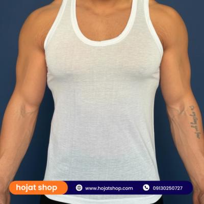 زیرپوش رکابی یکرو مردانه سفید جین 12 عددی