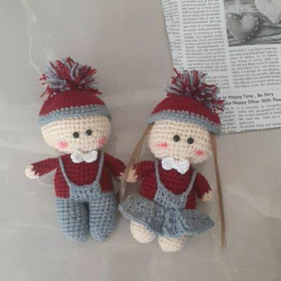 عروسک روسی بافت دو عددی