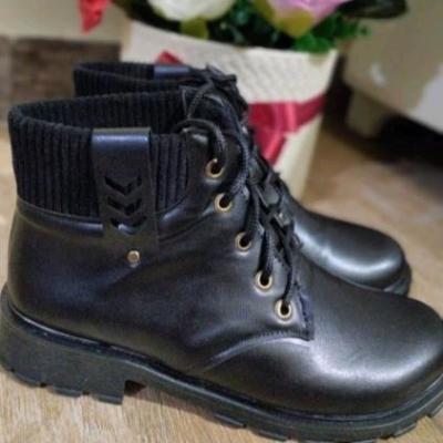 نیم بوت زنانه و دخترانه مشکی سایز 37