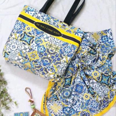 ست کیف و روسری زنانه طرح اسلیمی