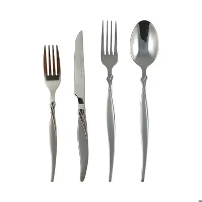 سرویس 128 پارچه قاشق چنگال یونی هوم پاپیونی 24نفره